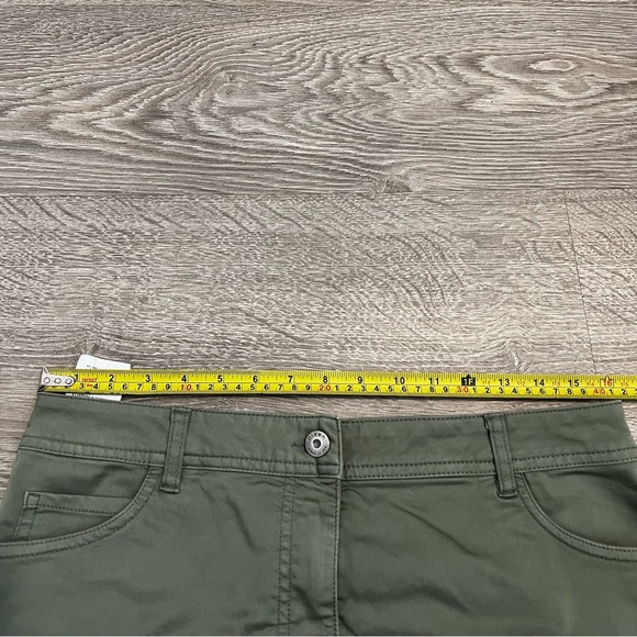 LIKE NEW! Olsen Stretch Skirt with Back Slit - Gray Sage Color - Picture 11 of 11